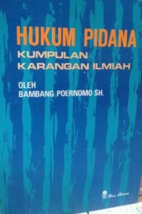 Hukum Pidana: Kumpulan Karangan Ilmiah