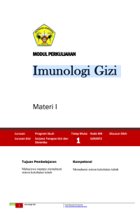 Imunologi Gizi