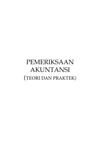 Pemeriksaan Akuntansi: Teori dan Praktek