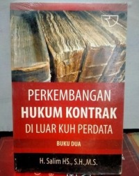 Perkembangan Hukum Kontrak di Luar HUK Perdata Buku Dua