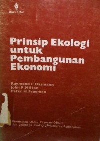 Prinsip Ekologi untuk Pembangunan Ekonomi