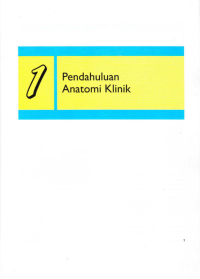 Pendahuluan Anatomi Klinik