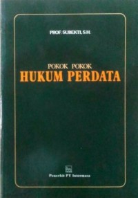 Pokok-Pokok Hukum Perdata